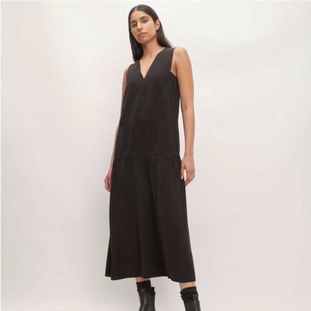 Everlane Black Midi Dress